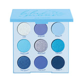 Colourpop Blue Moon Shadow Palette - Monochromatic Blue Shadow Palette with Matte, Metallic and Duochrome Finishes - High-Pigment Eye Makeup with a Long-Wearing Formula (0.3 oz)